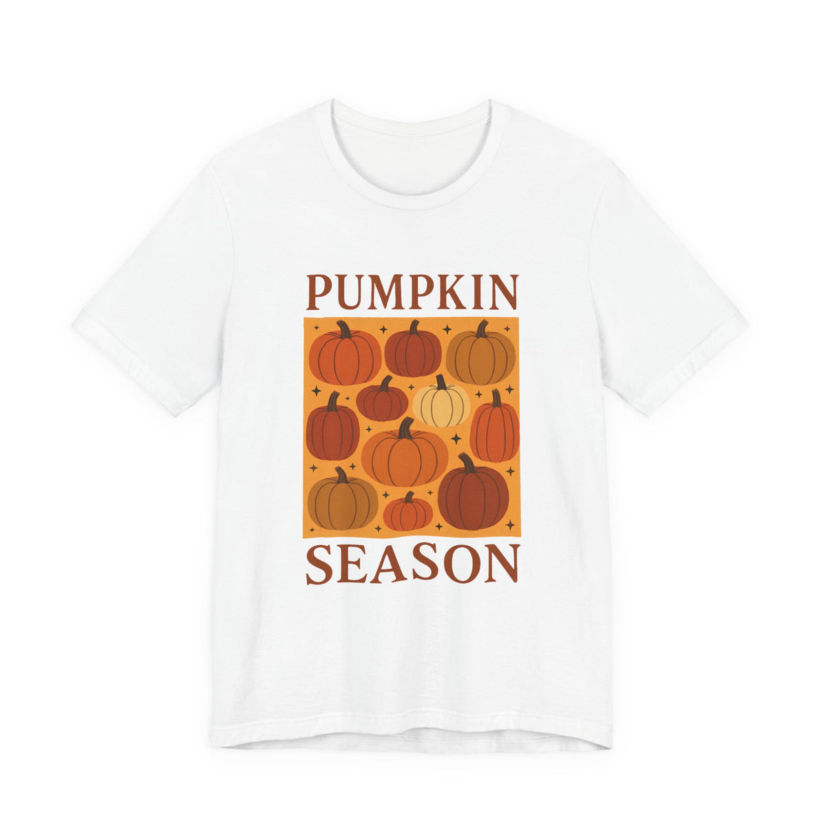 T-shirt de saison des citrouilles pour femmes Boho Citrouille