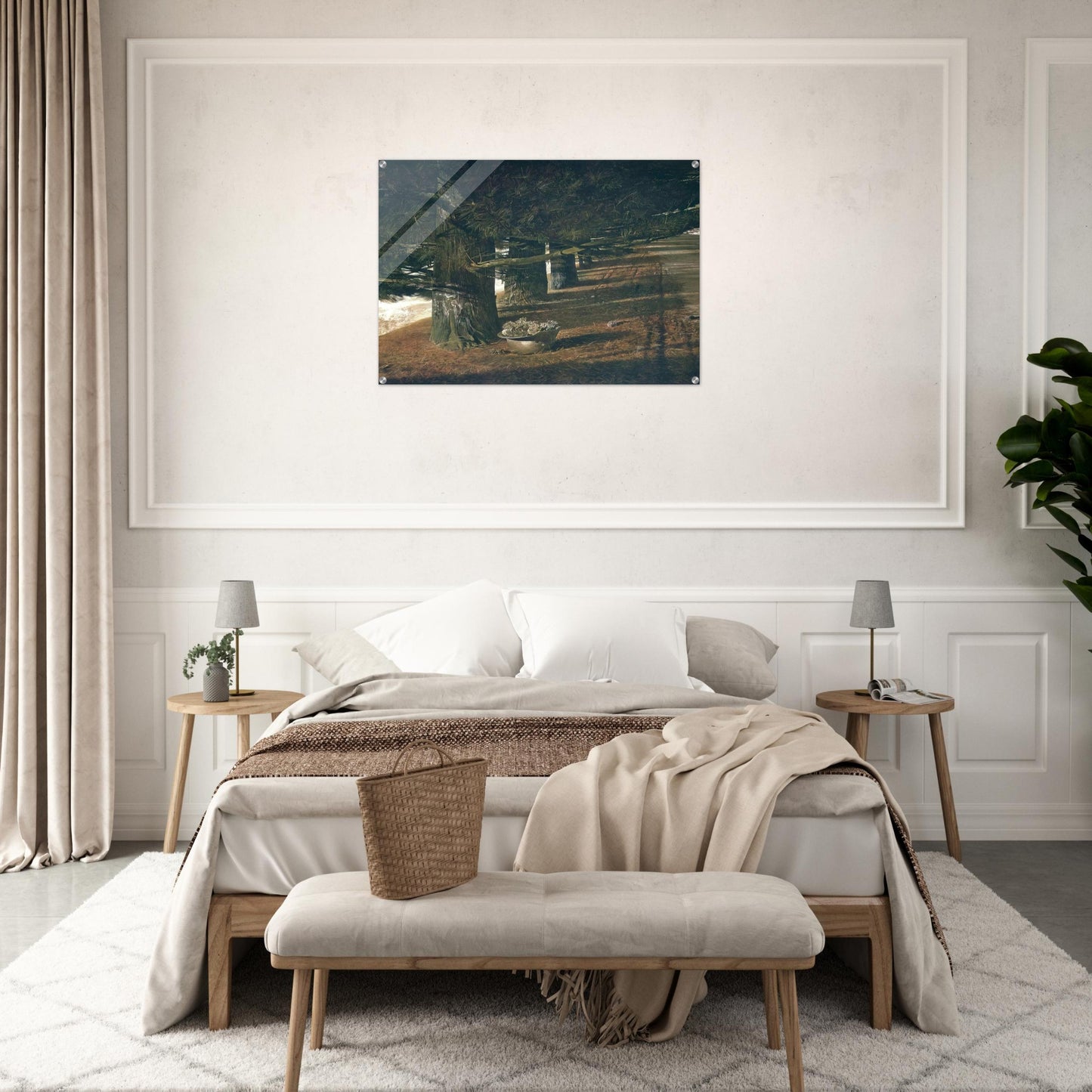 PINE BARON - Andrew Wyeth Acrylic Print - 70x100 cm / 28x40″ inches