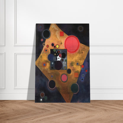ACCENT ON ROSE 1926 - Wassily Kandinsky Brushed Aluminum Print - 70x100 cm / 28x40 inches | Wassily Kandinsky Aluminum Print | Wassily Kandinsky Prints