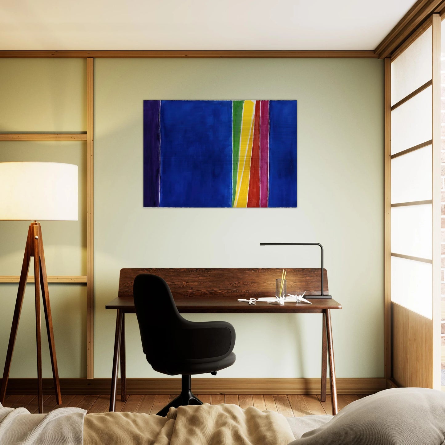 ATMOSPHERIC EFFECTS II 1972 - Alma Woodsey Thomas Brushed Aluminum Print - 70x100 cm / 28x40 inches | Alma Woodsey Thomas Aluminum Print | Alma Woodsey Thomas Prints
