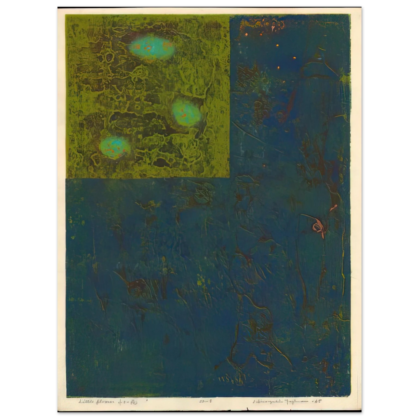 Hiroyuki Tajima - Little Flower - 1965  75x100 cm / 30x40inches Fine Art Poster