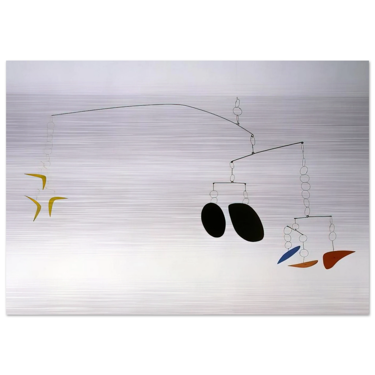 BOOMERANGS 1941 0 - Alexander Calder Brushed Aluminum Print - 70x100 cm / 28x40 inches | Alexander Calder Aluminum Print | Alexander Calder Prints