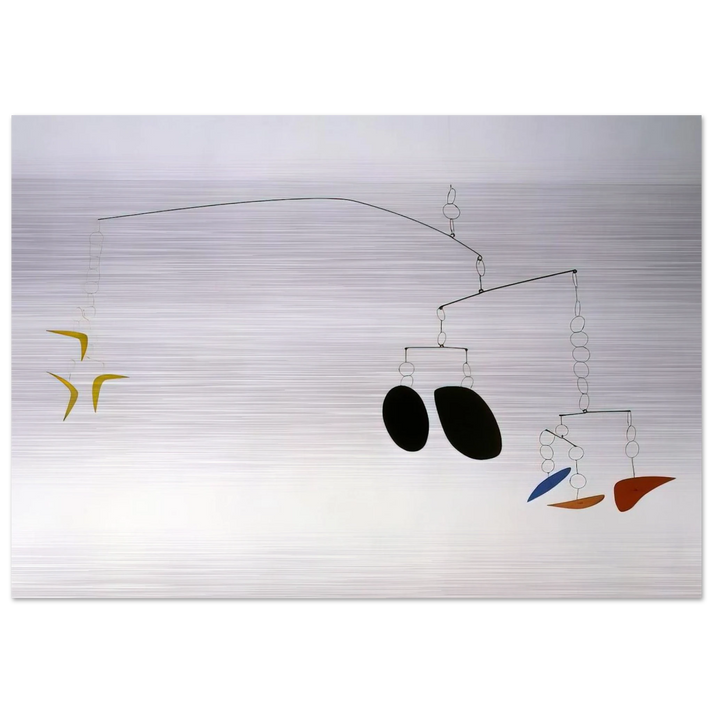 BOOMERANGS 1941 0 - Alexander Calder Brushed Aluminum Print - 70x100 cm / 28x40 inches | Alexander Calder Aluminum Print | Alexander Calder Prints
