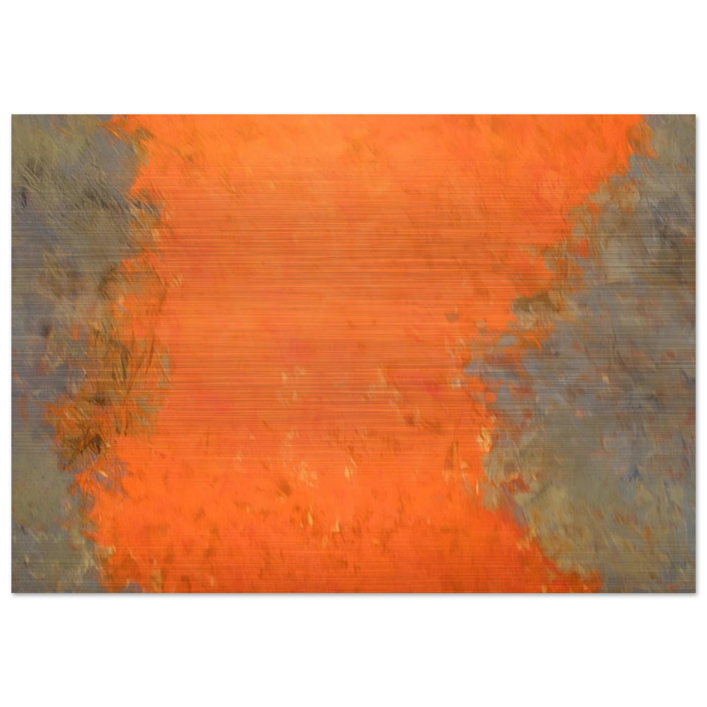 Untitled - 1959 - Theodoros Stamos Brushed Aluminum Print - 70x100 cm / 28x40 inches | Theodoros Stamos Aluminum Print | Theodoros Stamos Prints