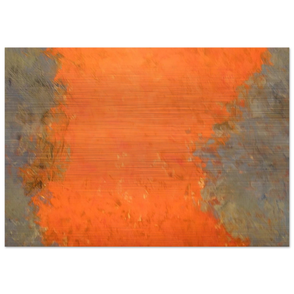 Untitled - 1959 - Theodoros Stamos Brushed Aluminum Print - 70x100 cm / 28x40 inches | Theodoros Stamos Aluminum Print | Theodoros Stamos Prints