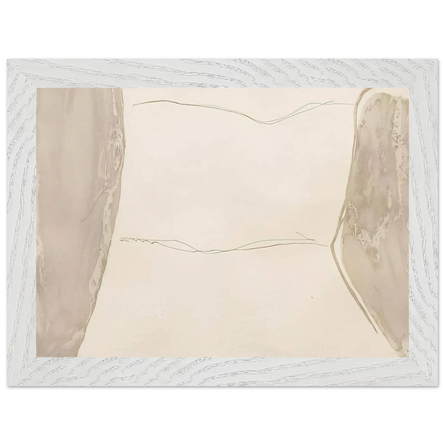 Helen Frankenthaler - Ponti - 1973 Wall art - A1 (59.4 x 84.1  cm) - Premium Wooden Framed Poster With Fine Art Paper - Black frame