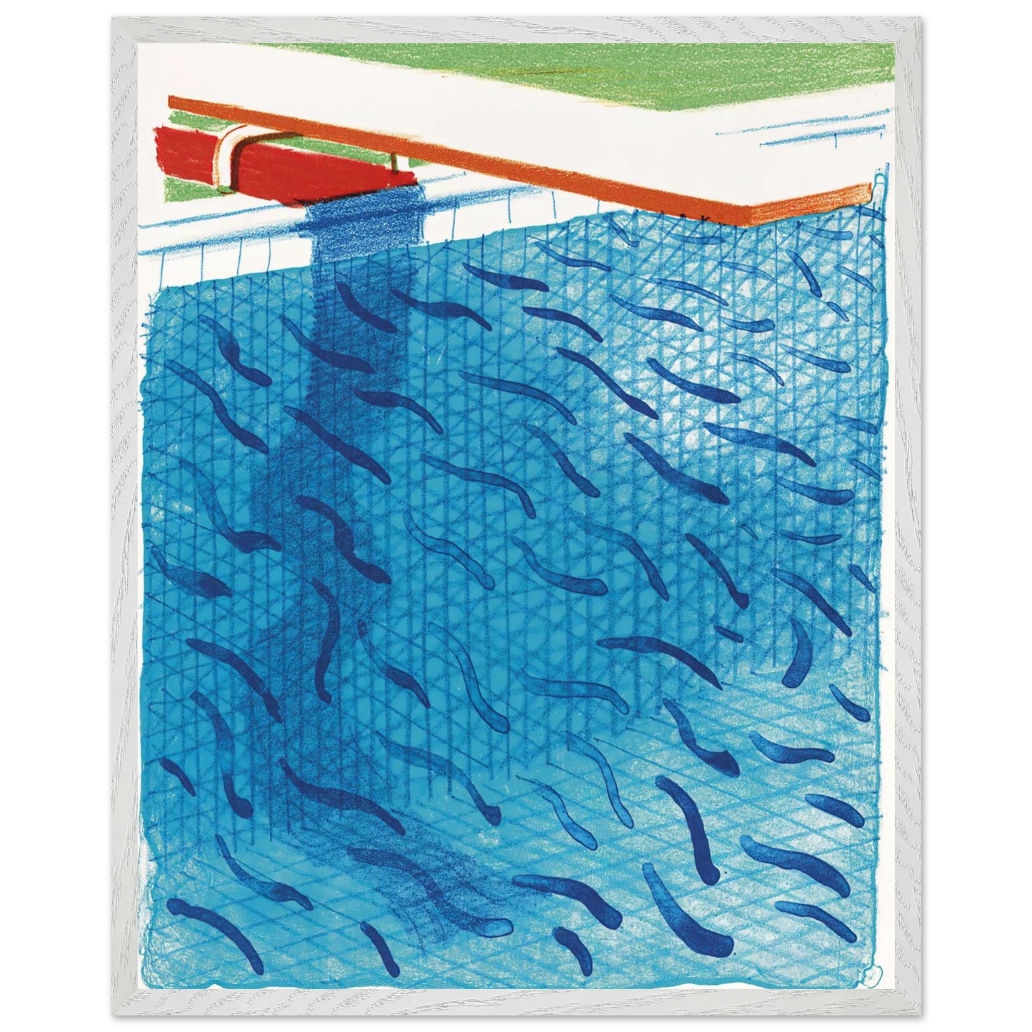 David Hockney - David Hockney Wall art - 50x70 cm / 20x28 inches - Fine Art Poster-canvas - -