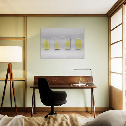 Ohne Titel - 1977 - Blinky Palermo Brushed Aluminum Print - 70x100 cm / 28x40 inches | Blinky Palermo Aluminum Print | Blinky Palermo Prints