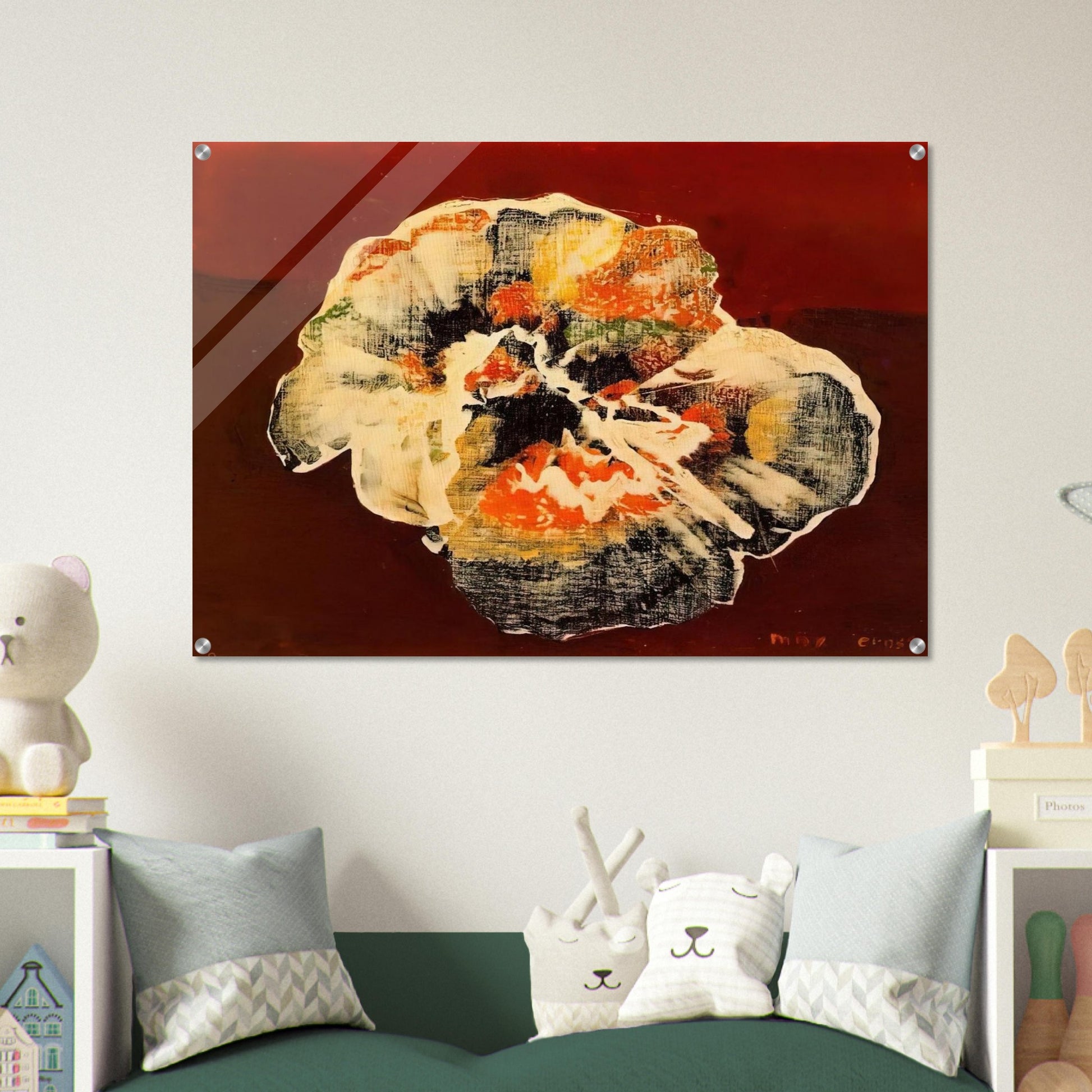 Flower Shell - Max Ernst Acrylic Print - 70x100 cm / 28x40″ inches