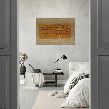 SUNNY 1965 - Anni Albers Brushed Aluminum Print - 70x100 cm / 28x40 inches | Anni Albers Aluminum Print | Anni Albers Prints