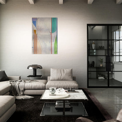 Ocean Park #43 - Richard Diebenkorn Brushed Aluminum Print - 70x100 cm / 28x40 inches | Richard Diebenkorn Aluminum Print | Richard Diebenkorn Prints