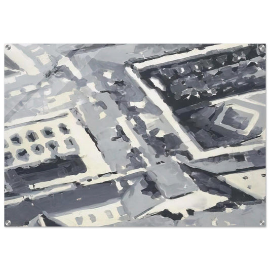 TOWNSCAPE M1 1968 - Gerhard Richter Acrylic Print - 70x100 cm / 28x40″ inches