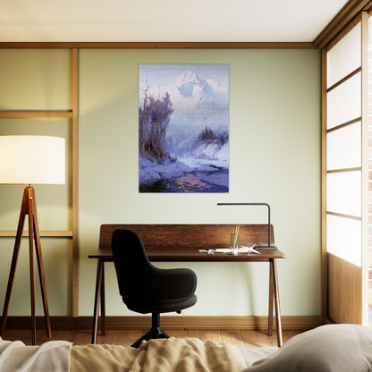 The Breakup - Romanticism - Sydney Laurence Brushed Aluminum Print - 70x100 cm / 28x40 inches | Sydney Laurence Aluminum Print | Sydney Laurence Prints