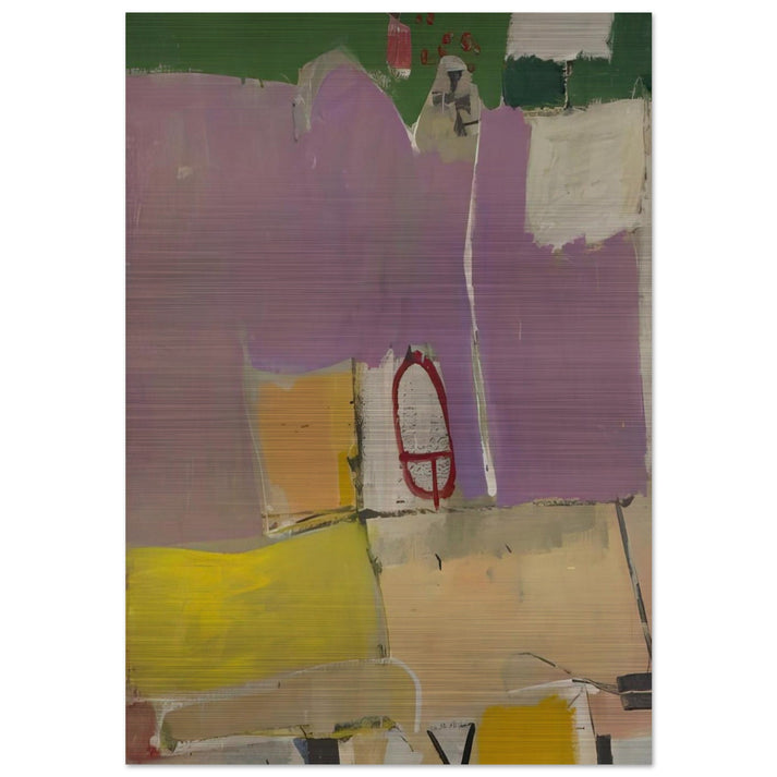 Albuquerque #4 - Richard Diebenkorn Brushed Aluminum Print - 70x100 cm / 28x40 inches | Richard Diebenkorn Aluminum Print | Richard Diebenkorn Prints