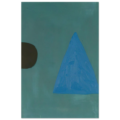 Blue on Blue - 1967 - William Scott Art Prints - 100x150 cm / 40x60″ inches | William Scott Poster | William Scott Prints