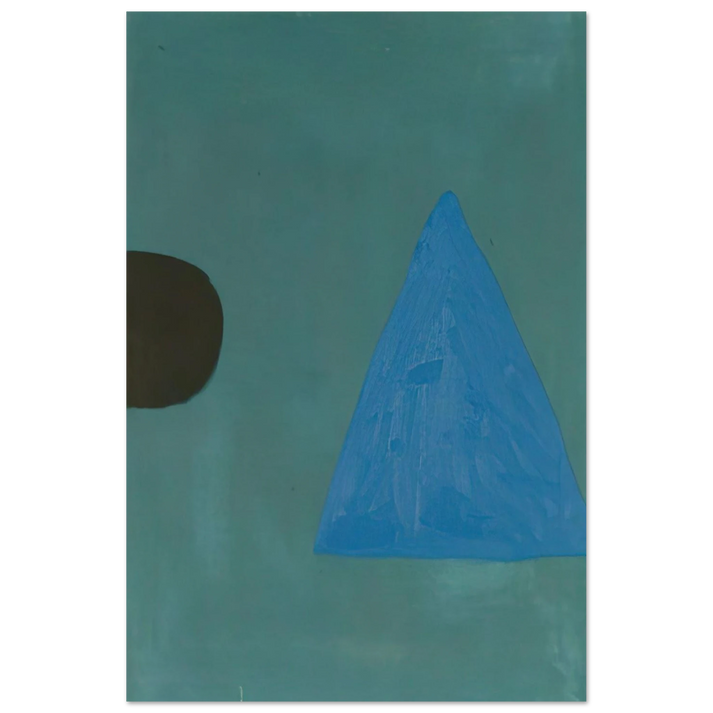 Blue on Blue - 1967 - William Scott Art Prints - 100x150 cm / 40x60″ inches | William Scott Poster | William Scott Prints
