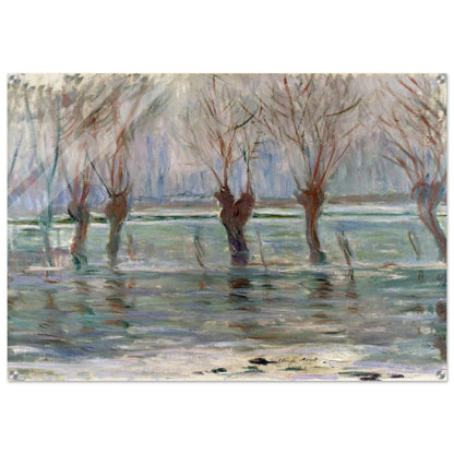 Flood Waters - claude monet Acrylic Print - 70x100 cm / 28x40″ inches