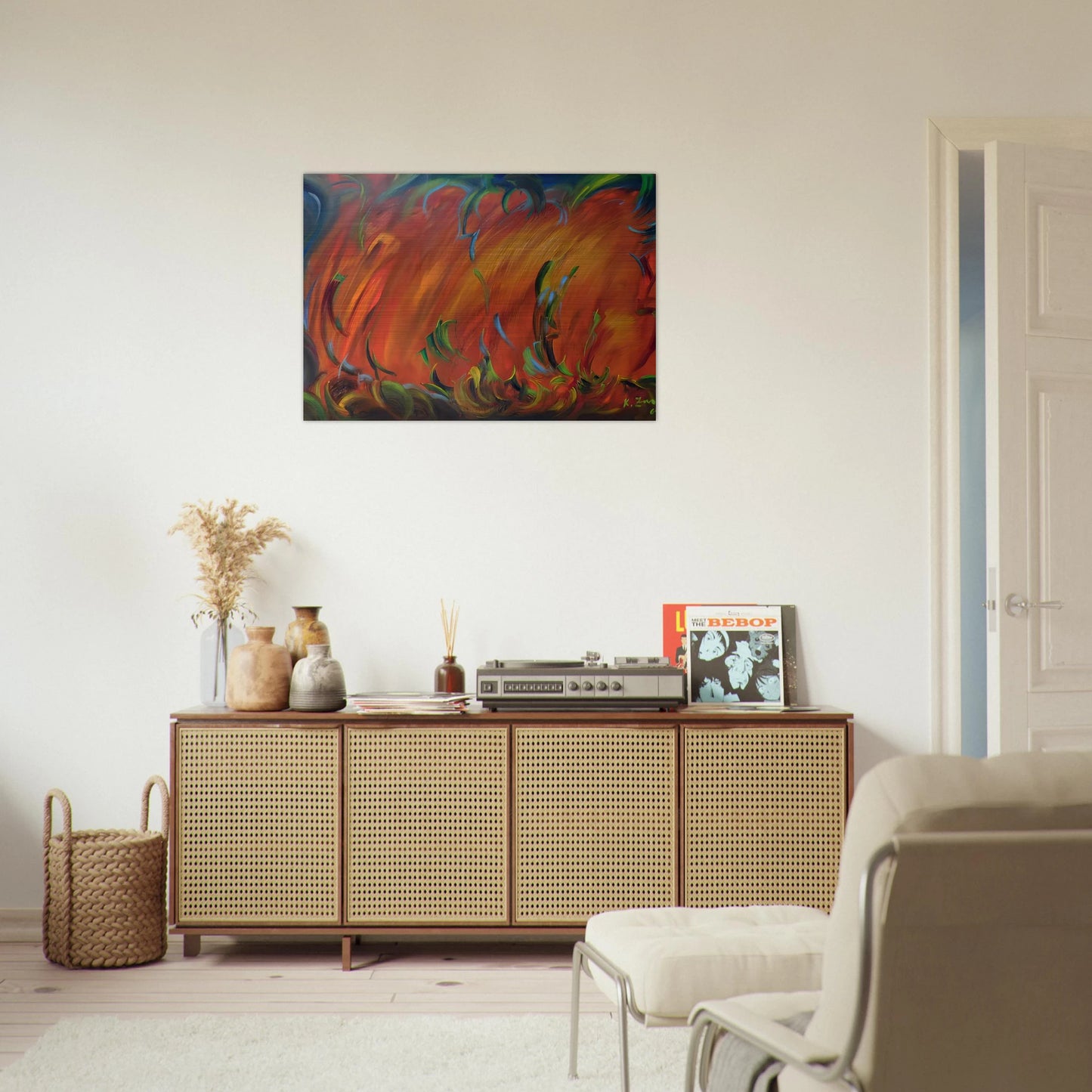 Evening - Konrad Zuse Brushed Aluminum Print - 70x100 cm / 28x40 inches | Konrad Zuse Aluminum Print | Konrad Zuse Prints