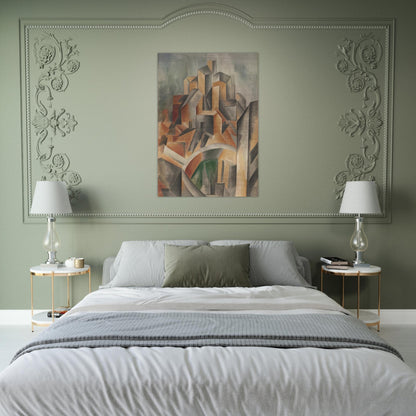 The Reservoir, Horta de Ebro - Pablo Picasso Brushed Aluminum Print - 70x100 cm / 28x40 inches | Pablo Picasso Aluminum Print | Pablo Picasso Prints