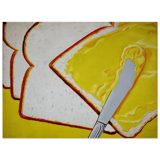 James Rosenquist - White Bread  75x100 cm / 30x40inches Fine Art Poster