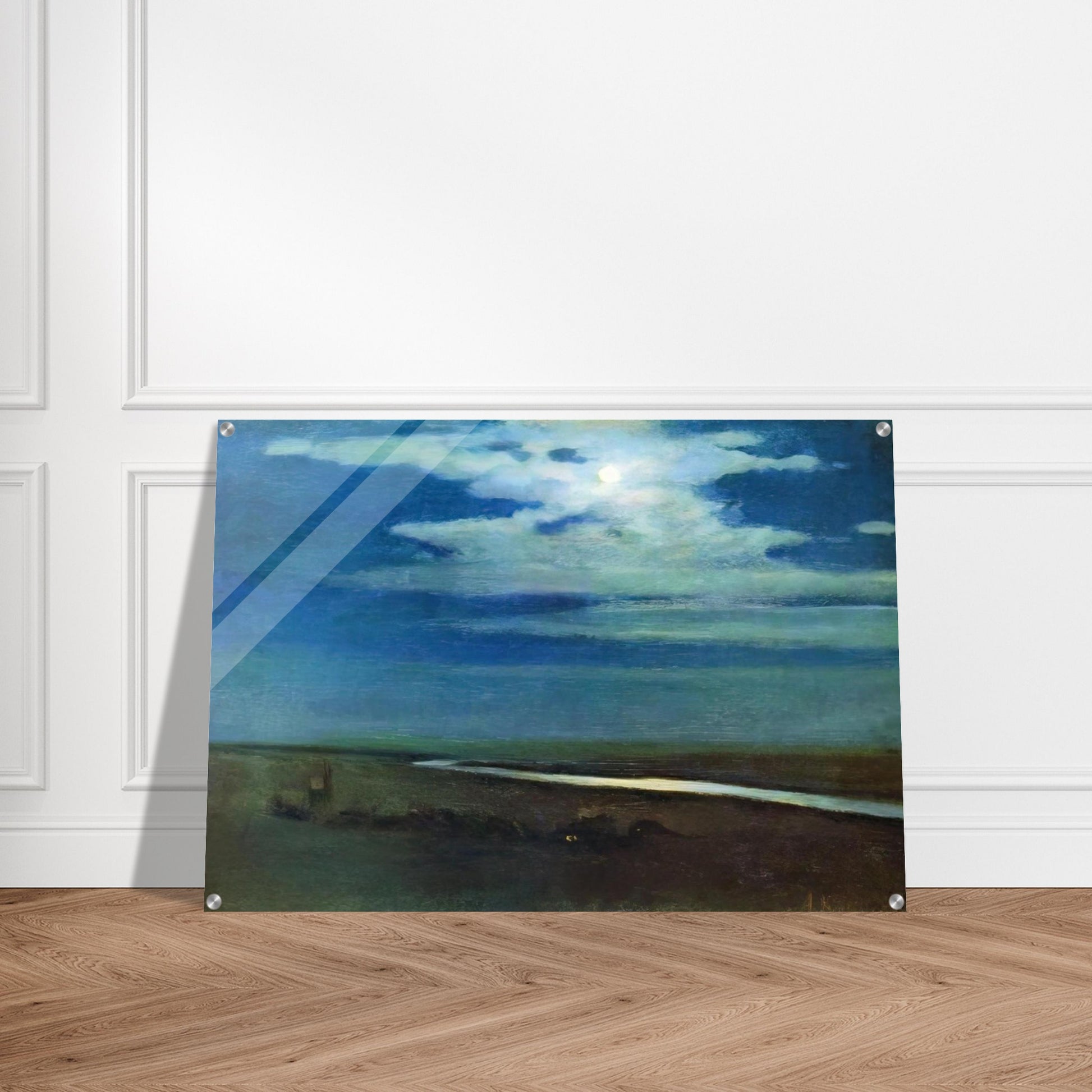 Night - Arkhyp Kuindzhi Acrylic Print - 70x100 cm / 28x40″ inches