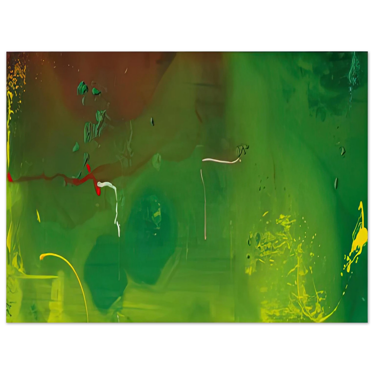 Helen Frankenthaler - Petroglyphs, 1990- Wall Art - 21x29.7 cm / 8x12" - Fine Art Poster-canvas - -