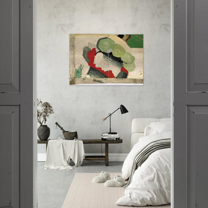 FISCHBR OTCHEN - Sigmar Polke Brushed Aluminum Print - 70x100 cm / 28x40 inches | Sigmar Polke Aluminum Print | Sigmar Polke Prints