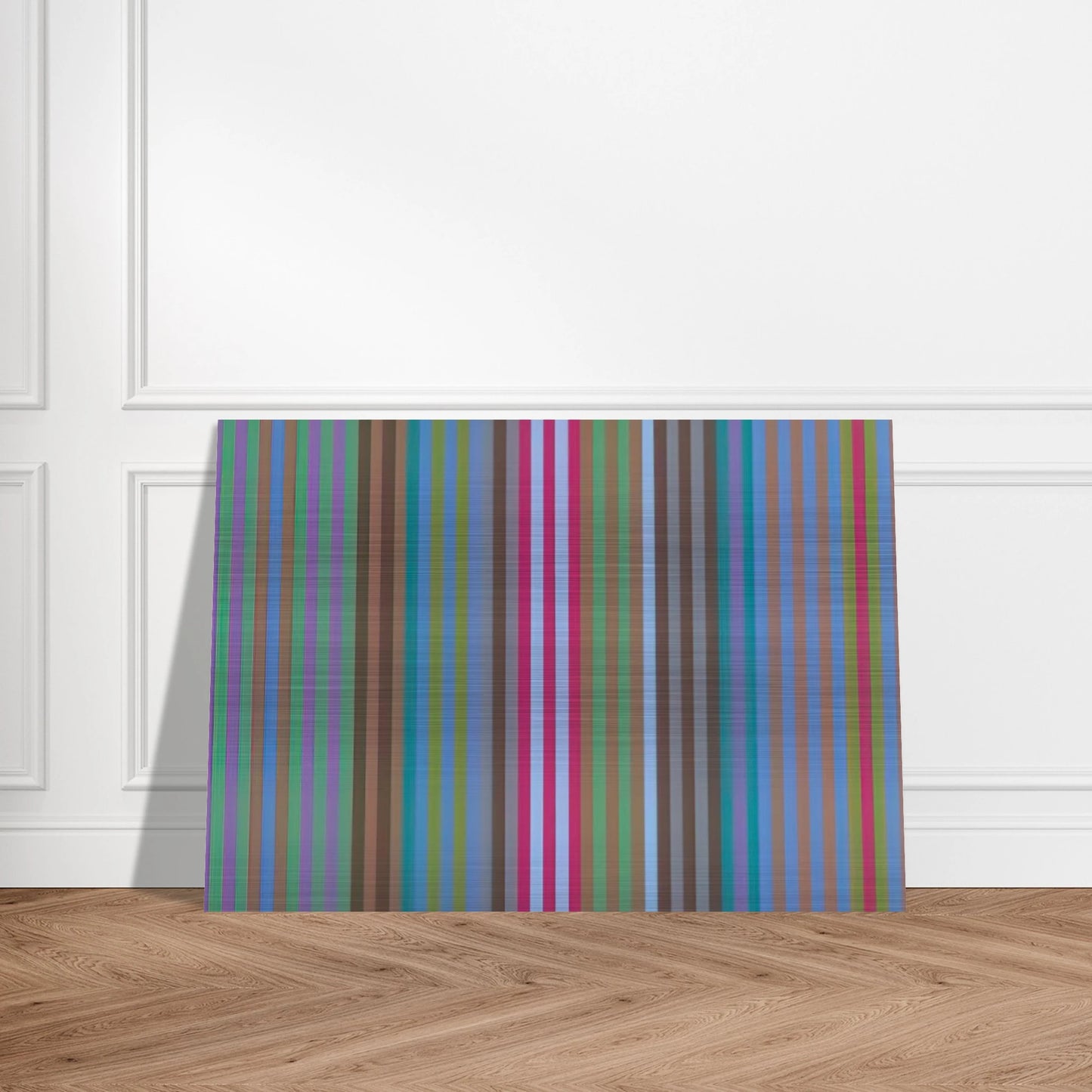 Bulletproof - 1969 - Gene Davis Brushed Aluminum Print - 70x100 cm / 28x40 inches | Gene Davis Aluminum Print | Gene Davis Prints