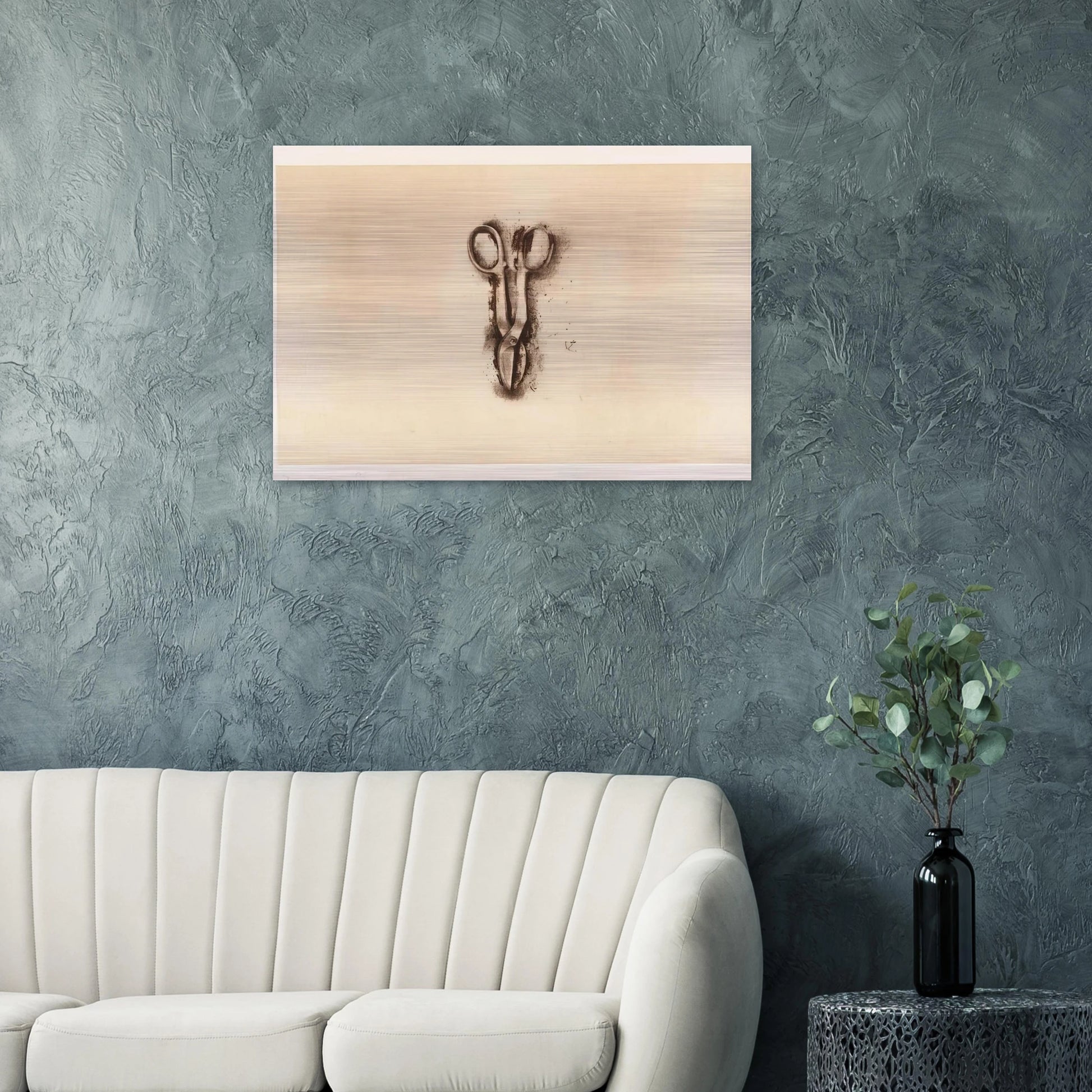 TINSNIP 1973 - Jim Dine Brushed Aluminum Print - 70x100 cm / 28x40 inches | Jim Dine Aluminum Print | Jim Dine Prints