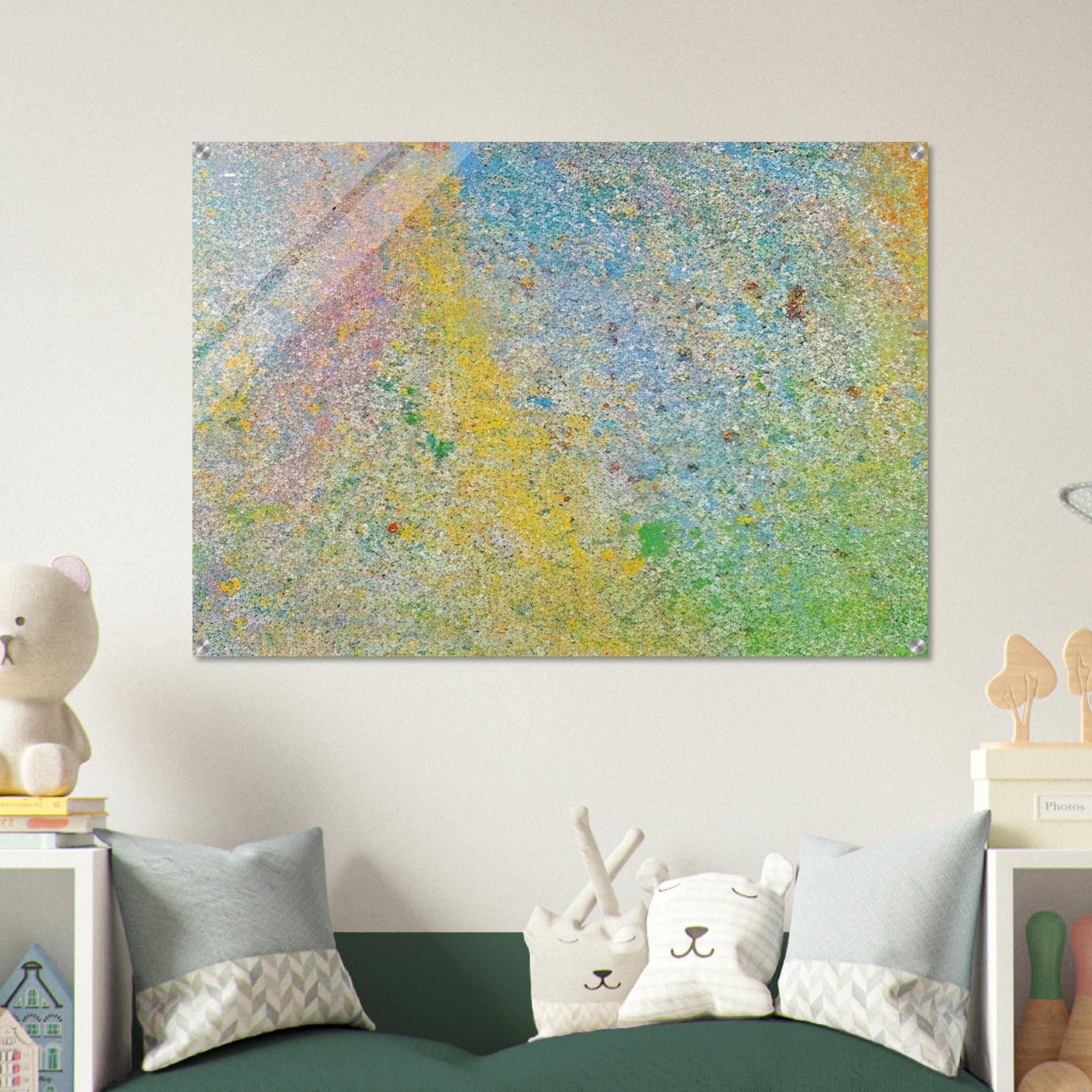 Milky Way - 1966 - Walasse Ting Acrylic Print - 70x100 cm / 28x40″ inches