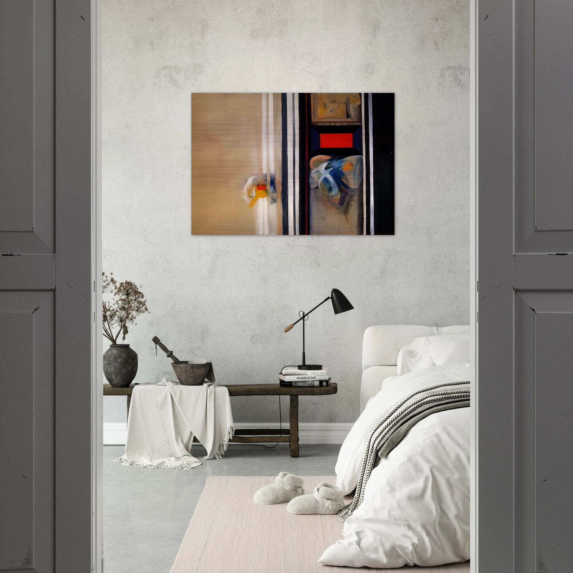 Treasury - Abstract Expressionism - Miriam Schapiro Brushed Aluminum Print - 70x100 cm / 28x40 inches | Miriam Schapiro Aluminum Print | Miriam Schapiro Prints