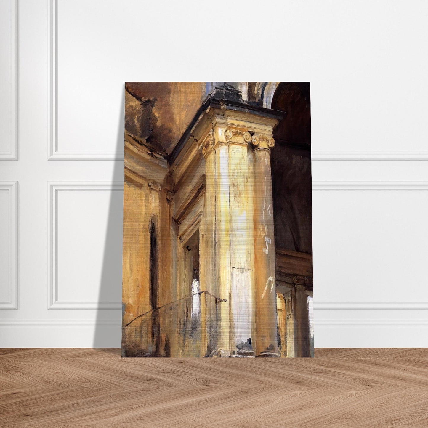 Roman Architecture - John Singer Sargent Brushed Aluminum Print - 70x100 cm / 28x40 inches | John Singer Sargent Aluminum Print | John Singer Sargent Prints