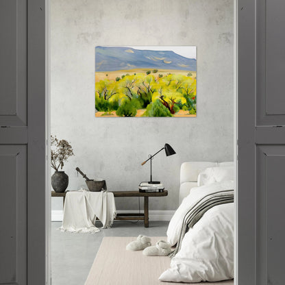 Cottonwood III - Georgia O'Keeffe Brushed Aluminum Print - 70x100 cm / 28x40 inches | Georgia O'Keeffe Aluminum Print | Georgia O'Keeffe Prints