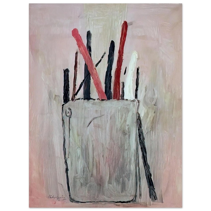 Philip Guston - BRUSHES 1969  75x100 cm / 30x40inches Fine Art Poster