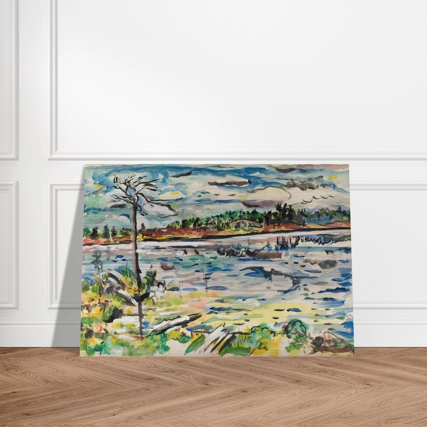 MICHIGAN SUMMER DAYS - Ivan Albright Brushed Aluminum Print - 70x100 cm / 28x40 inches | Ivan Albright Aluminum Print | Ivan Albright Prints