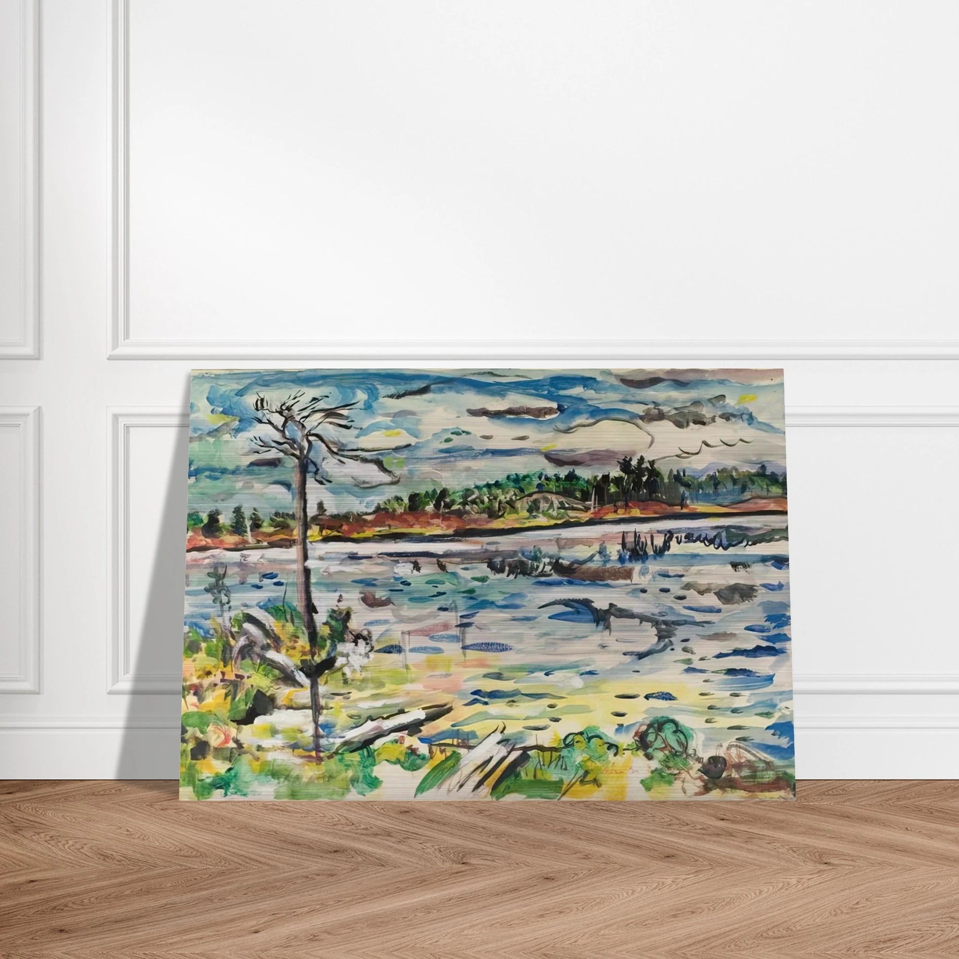 MICHIGAN SUMMER DAYS - Ivan Albright Brushed Aluminum Print - 70x100 cm / 28x40 inches | Ivan Albright Aluminum Print | Ivan Albright Prints