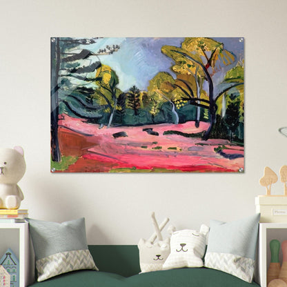 LANDSCAPE 1909 - Henri Matisse Acrylic Print - 70x100 cm / 28x40″ inches