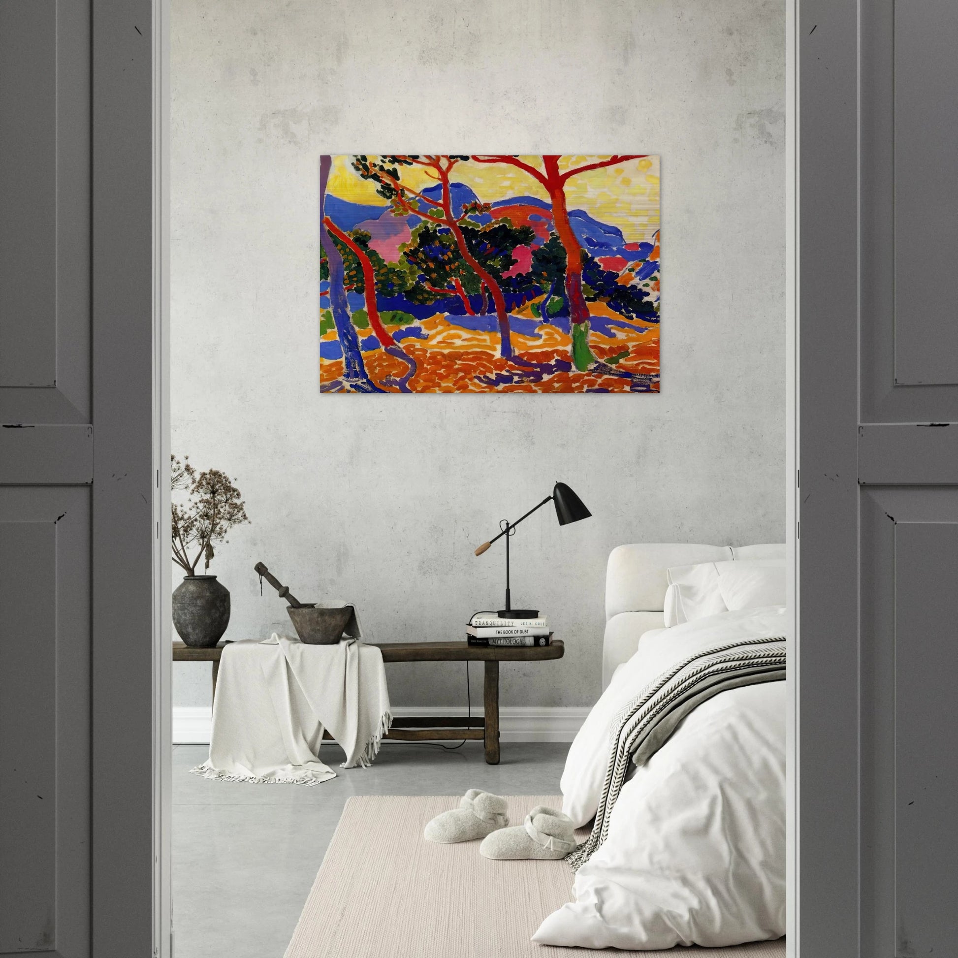 THE TREES - Andre Derain Brushed Aluminum Print - 70x100 cm / 28x40 inches | Andre Derain Aluminum Print | Andre Derain Prints
