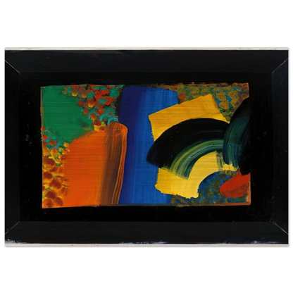 Patrick Caulfield in Italy - 1992 - Howard Hodgkin Brushed Aluminum Print - 70x100 cm / 28x40 inches | Howard Hodgkin Aluminum Print | Howard Hodgkin Prints