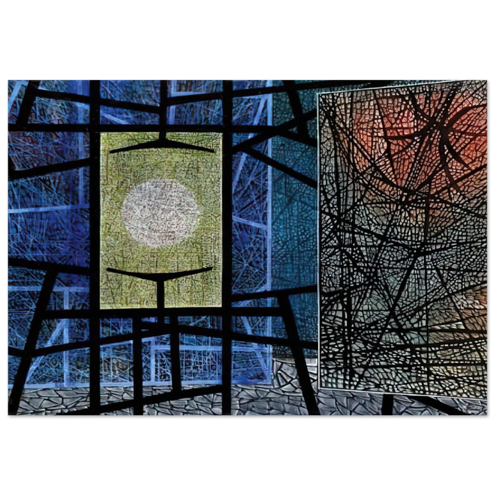 Equations - 1965 - Jimmy Ernst Brushed Aluminum Print - 70x100 cm / 28x40 inches | Jimmy Ernst Aluminum Print | Jimmy Ernst Prints