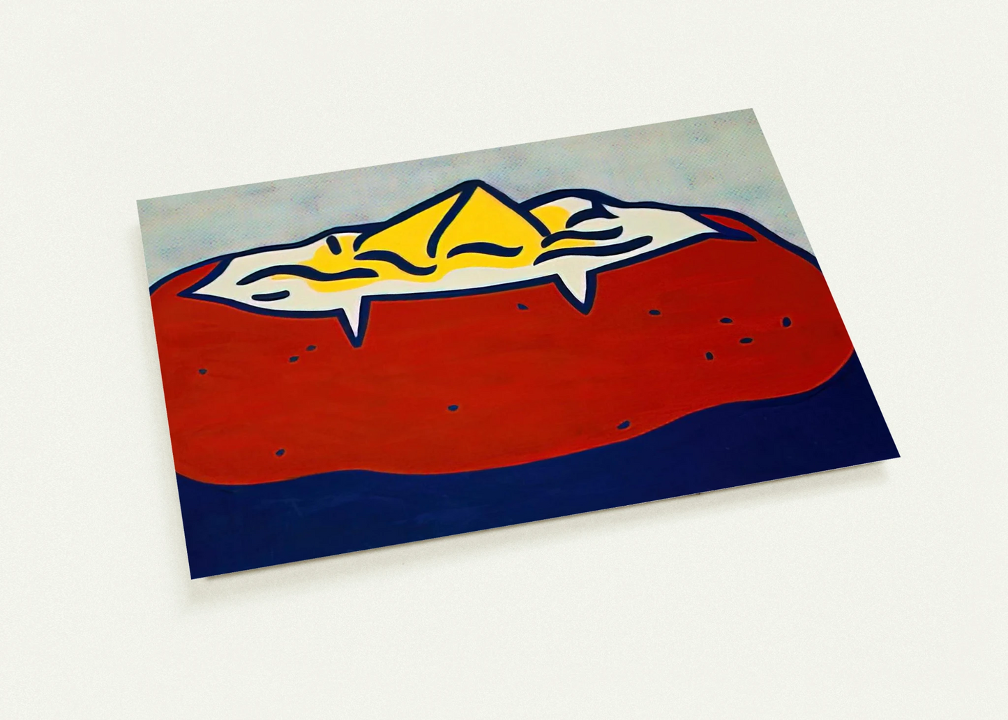 BAKED POTATO 1962 By Roy Lichtenstein Pack of 10 Post Cards | Roy Lichtenstein Post Cards | A6 (10.5 x 14.8 cm) - 4.1 x 5.8 inches