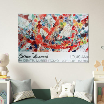 Polar Red - Sam Francis Acrylic Print - 70x100 cm / 28x40″ inches