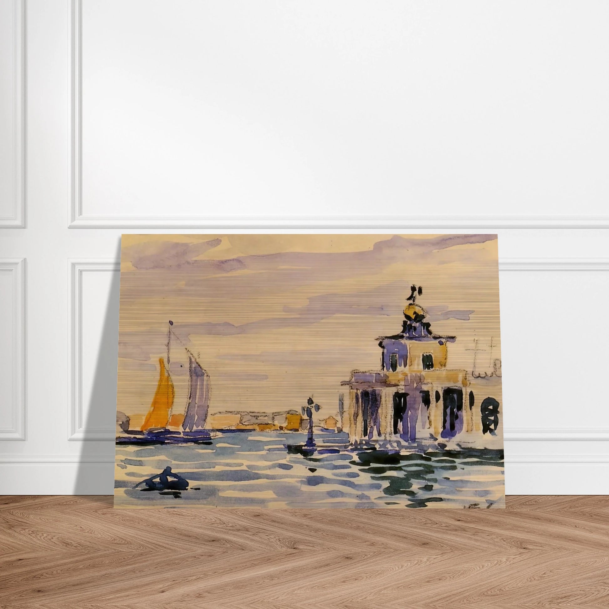 La Dogana - Henri-Edmond Cross Brushed Aluminum Print - 70x100 cm / 28x40 inches | Henri-Edmond Cross Aluminum Print | Henri-Edmond Cross Prints