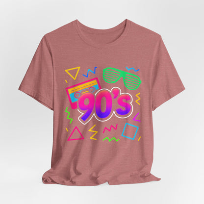 Musique old school des années 90 - ambiance arcade Classique années 90 Rétro Vintage. Années 1990 Les années 90 J'adore les années 90 T-Shirt