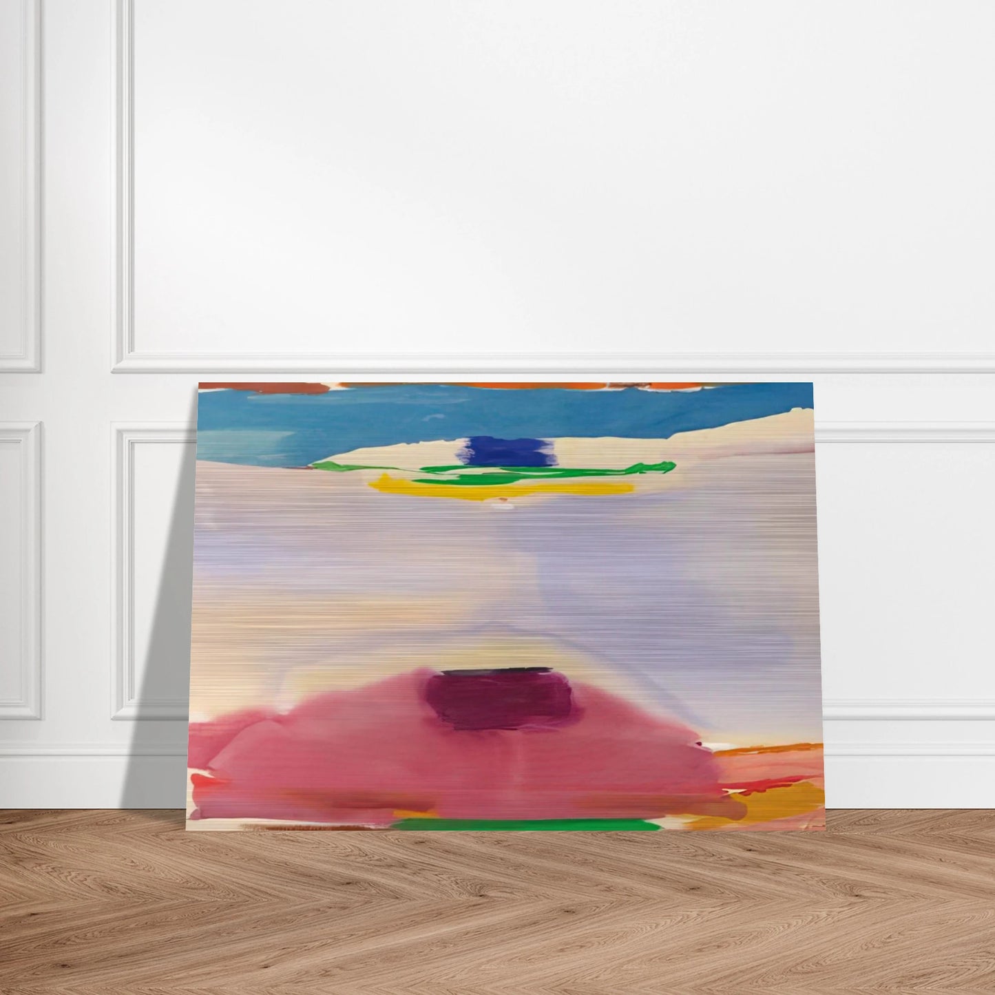 Leveling - 1973 - Helen Frankenthaler Brushed Aluminum Print - 70x100 cm / 28x40 inches | Helen Frankenthaler Aluminum Print | Helen Frankenthaler Prints