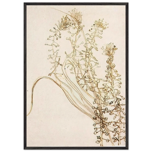 Blossoming Branches - Vincent van Gogh 70x100 cm / 28x40 inches Framed Art Print – Black Wooden Frame