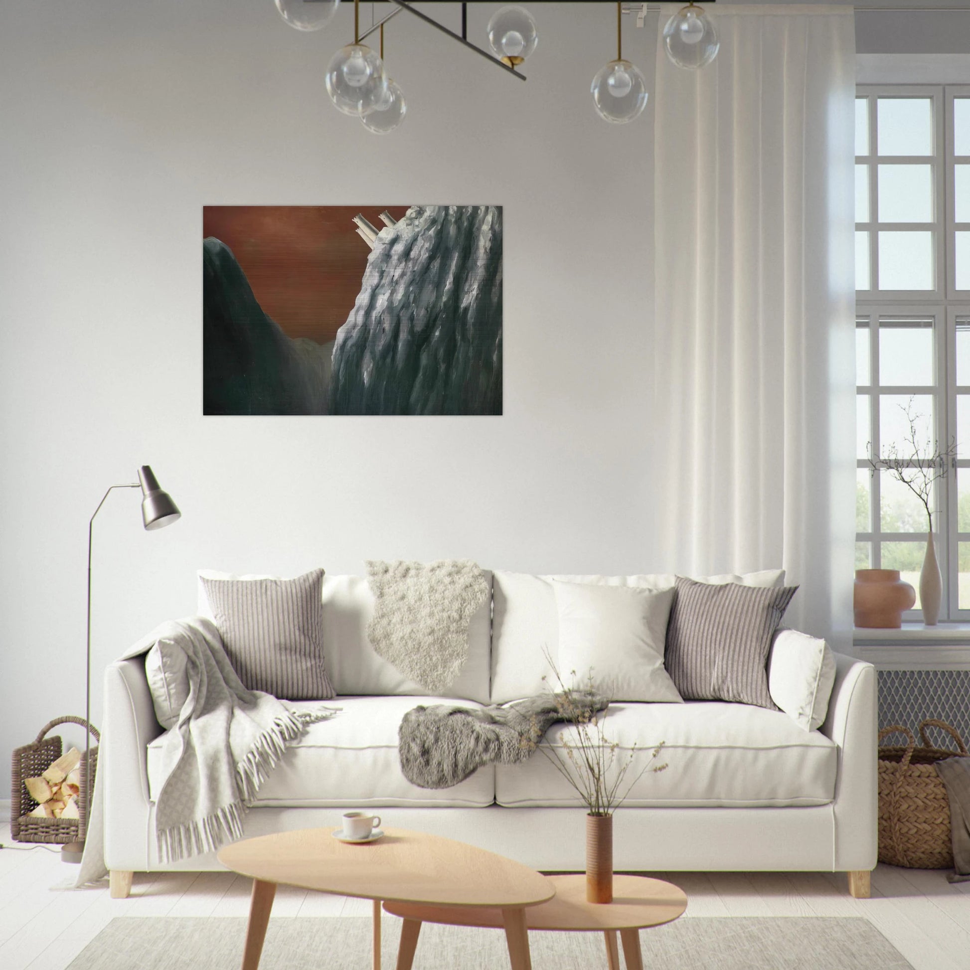 NOT_DETECTED_211402 - Rene Magritte Brushed Aluminum Print - 70x100 cm / 28x40 inches | Rene Magritte Aluminum Print | Rene Magritte Prints