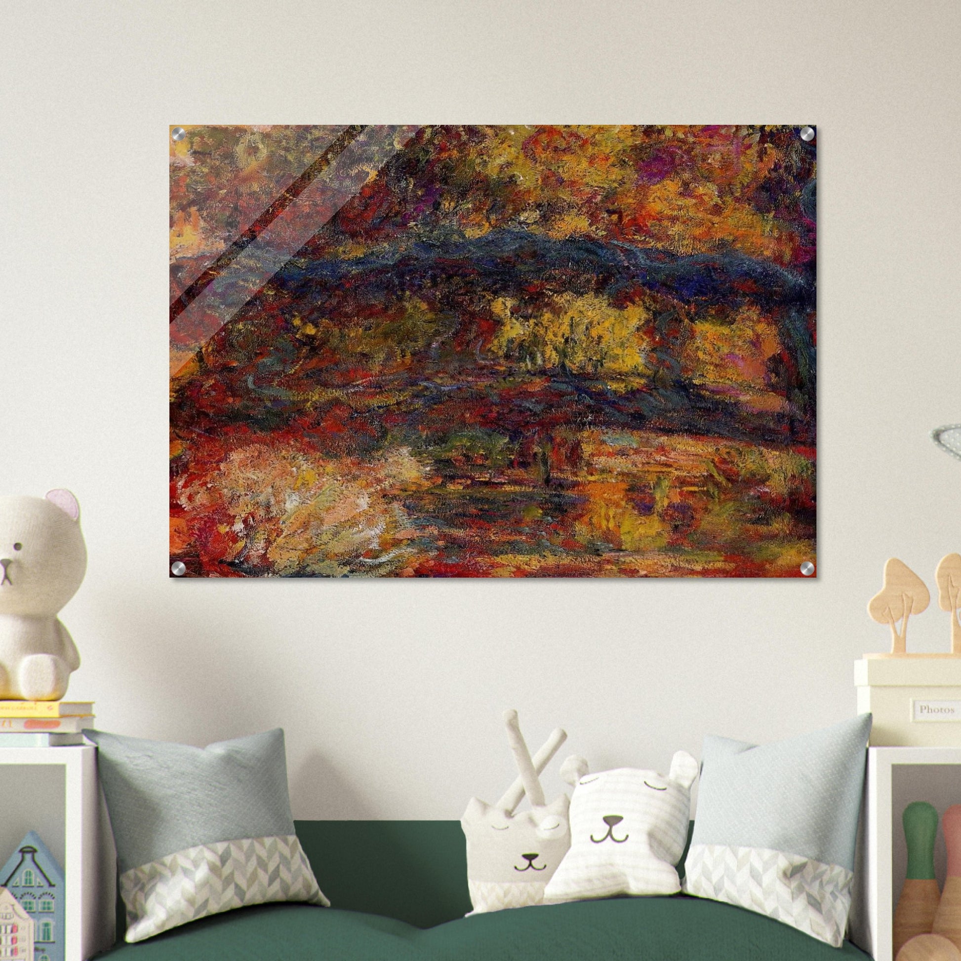The Japanese Bridge 5 - claude monet Acrylic Print - 70x100 cm / 28x40″ inches | claude monet Wall Art | claude monet Prints