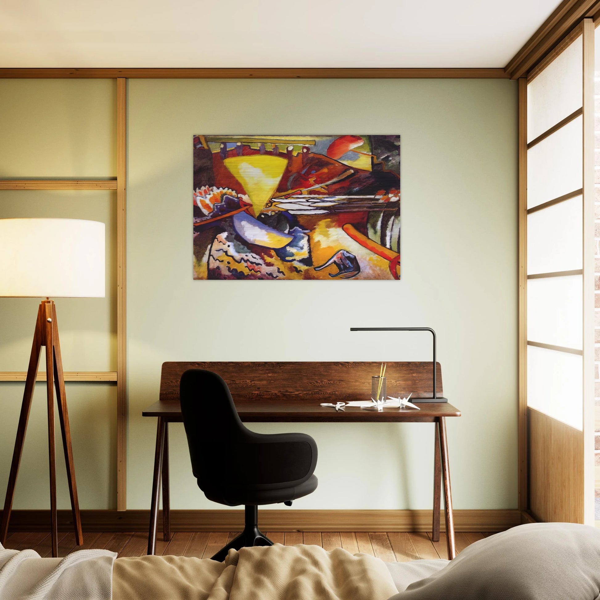 IMPROVISATION 11 1910 - Wassily Kandinsky Brushed Aluminum Print - 70x100 cm / 28x40 inches | Wassily Kandinsky Aluminum Print | Wassily Kandinsky Prints
