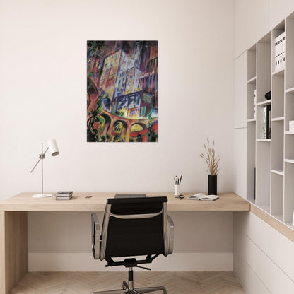 Untitled - Expressionism - Konrad Zuse Brushed Aluminum Print - 70x100 cm / 28x40 inches | Konrad Zuse Aluminum Print | Konrad Zuse Prints